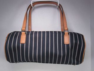 Elle Roll Bag, Purse, Handbag with Leather Trim, Exterior Pocket 