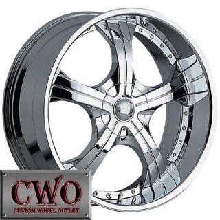 22 chrome devino adana wheels rims 6x114 3 6x127 6
