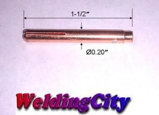 Collets 13N22L (1/16) for Lg. Dia. Gas Lens in TIG Welding Torch 9 