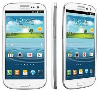   Samsung Galaxy S3 III Sprint White Android WiFi 8MP Camera 16GB