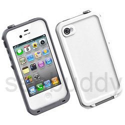 New White Slim Waterproof Shockproof Case For iPhone 4s 4 Dirt Proof 