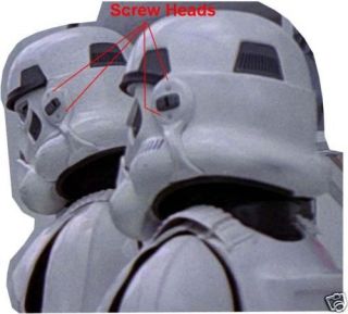 stormtrooper armor costume suit helmet ear screws anh