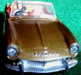   DINKY GOLD RED TIGER IN YOUR TANK GOLD MECCANO TRIUMPH SPITFIRE