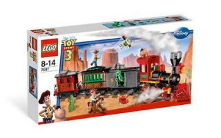 Lego NEW factory Sealed Disney Toy Story 3 Western Train Chase # 7597 