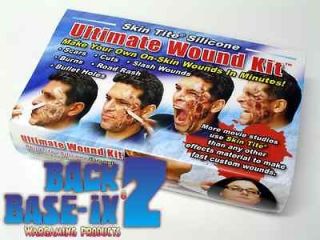 liquid silicone rubber ultimate wound kit for halloween costume zombie