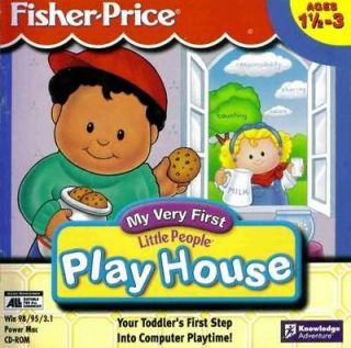 fisher price my first little people play house pc cd