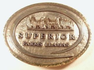 sterling 14k gold superior farms llama belt buckle time left