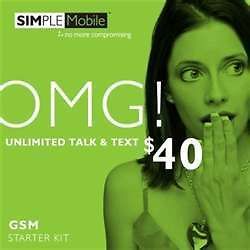 lot 20 simple mobile activation sim cards kit bonus one day shipping 