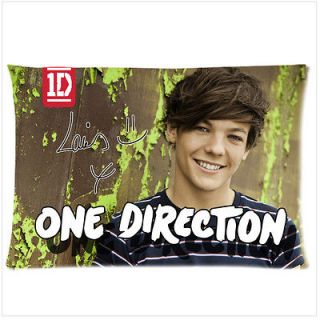 1D One Direction Louis Tomlinson Autograph Signature Bedding Pillow 