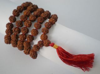 Harmony wrap Rudraksh Wood bead Karma mala bracelet necklace