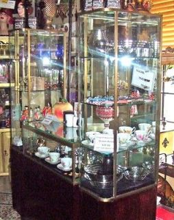 antique twin tower display case  6000 00