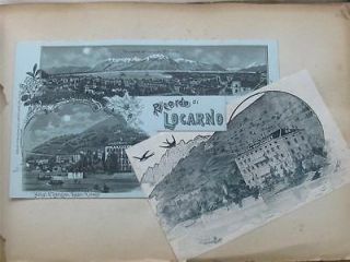   European Travel Diary, 1920s, Lugarno, Lucerne, Baverno, Rheims etc