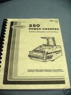 tennant 250 power sweeper manual time left $ 50 00