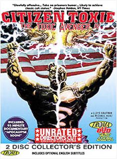 The Toxic Avenger IV   Citizen Toxie DVD, 2003, 2 Disc Set, Unrated 