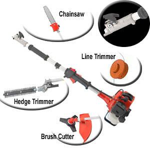   pole saw multi yard Chainsaw hedge trimmer line trimmer brush cutter