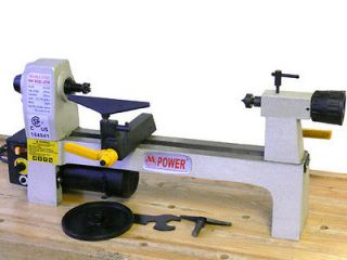 Variable Speed Mini Wood Lathe 8x12 700 3200RPM Bench Table Top 