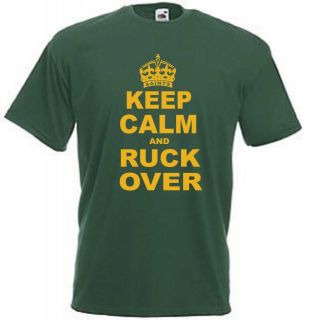 saints keep calm and ruck over northampton rugby t shirt