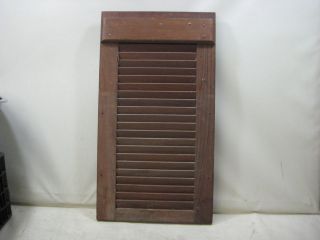   louvered shutter door cabinet solid teak marine