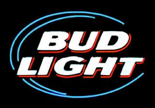 bud light large prestige beer neon sign time left $
