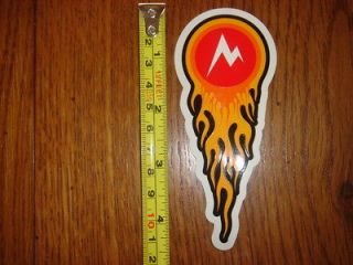 marmot tent sticker decal flame  2 47