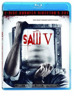 Saw V Blu ray Disc, 2009, 2 Disc Set, Unrated Directors Cut