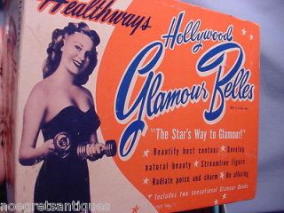   VINTAGE HOLLYWOOD GLAMOUR BELLS THE STARS WAY +BOX IDA LUPINO & OTHERS