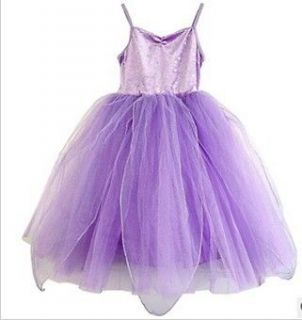 Little Girls Boutique Fairy Magic Purple Princess Party TuTu Dress 