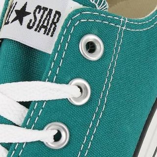 CONVERSE ALL STAR LOW PARASAILING TEAL MENS US SIZE 6, WOMENS 8