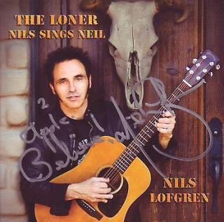 NILS LOFGREN signed autographed THE LONER CD Bruce Springsteen E 