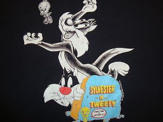   Looney Tunes SYLVESTER & TWEETY Six Flags Magic Mountain T Shirt XL
