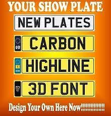 new number plates for your cherished plate fast p p