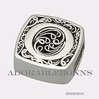 Authentic Lori Bonn Sterling Silver O is for One of a Kind Bead 