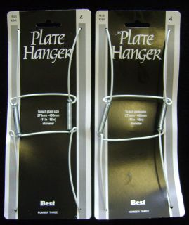 new 2 spring plate wall hangers 11 16inches no 4