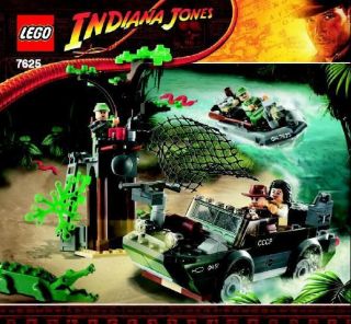 LEGO 7625   INDIANA JONES   River Chase   INSTRUCTION MANUAL ONLY