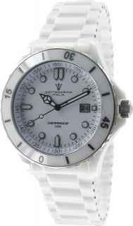 mens white ceramic watch by sottomarino sm70010 e one day