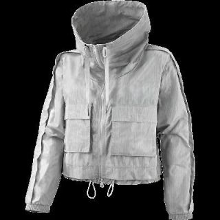 Adidas Stella McCartney STU CU Jacket Beam Print Studio Pockets Hood 