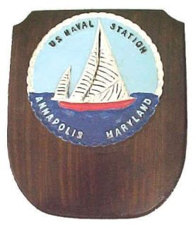 us naval station annapolis maryland plaque  20