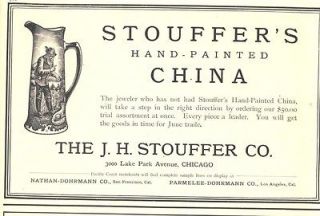 1907 ad lg stouffers china  9 99