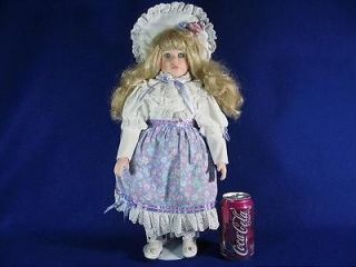 SAMANTHA 17.5 Musical Porcelain Doll by Bette Ball for Goebel Perfect 