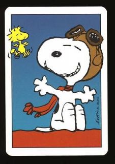 Charles Schulz PEANUTS Characters SNOOPY AVIATOR single card