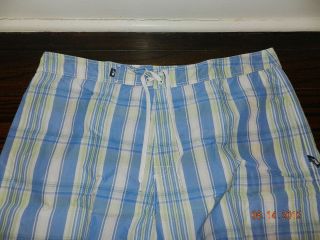 Mens Vineyard Vines Blue Plaid Bathing Suit Size 42 New with Tags