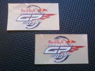 Red Bull Indianapolis MotoGP 2009 Racing Stickers/Decals (Clear 