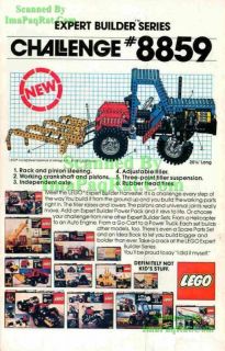 lego expert builder series 8859 harvester 1981 print ad  9 