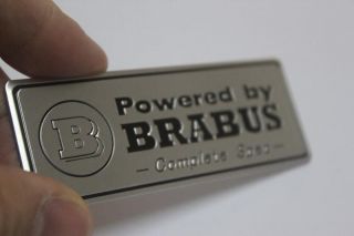   BY BRABUS Car Aluminum emblem badge Brabus for Mercedes Benz Car