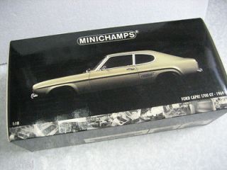 Minichamps 1/18 1969 FORD CAPRI 1700 GT MIB 118 rare diecast