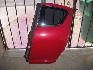 04 08 MAZDA RX 8 LH/DRIVERS SIDE REAR DOOR, VELOCITY RED