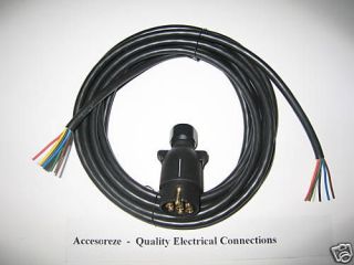 trailer wiring kit 7 pin 12 n plug 5 m 7 core cable  16 02 