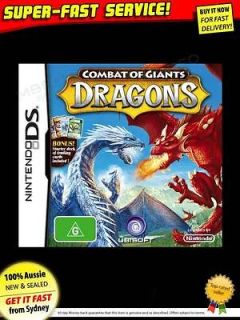   Giants DRAGONS game for NDS, NEW + BONUS Aussie Nintendo DS kids toys