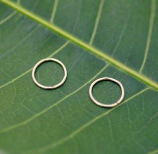 Extra Small 14K Yellow Gold Filled Nose rings/Hoop Earrings Cartilage 