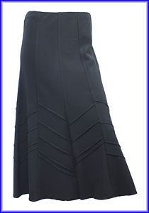   Smart Skirt, Black, Grey, Chevron Detail, Work etc   all sizes RP £35